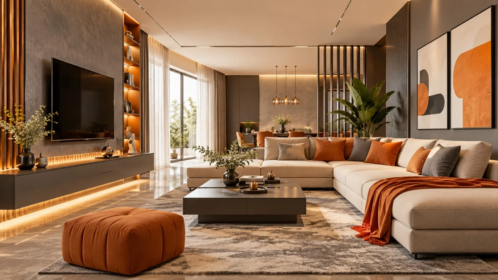 Living Room Custom Furniture Design Madurai